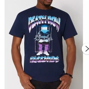 Death Row Records chrome - look T Shirt size small